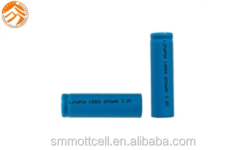 Batteria IFR14500 3.2V 600mAh 4