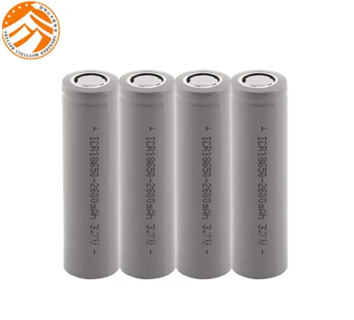 IEC 62133 Batteria al litio ad alta temperatura a cilindro Li-ion 18650 3.7v 2600mah 5