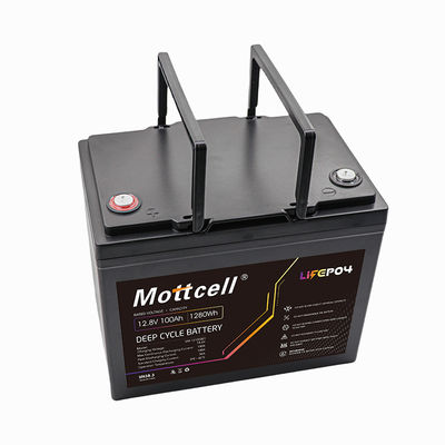 Capacità Lifepo4 Batteria ricaricabile da 12V - Protezione IP67 da 100Ah Casing ABS/PVC leggero
