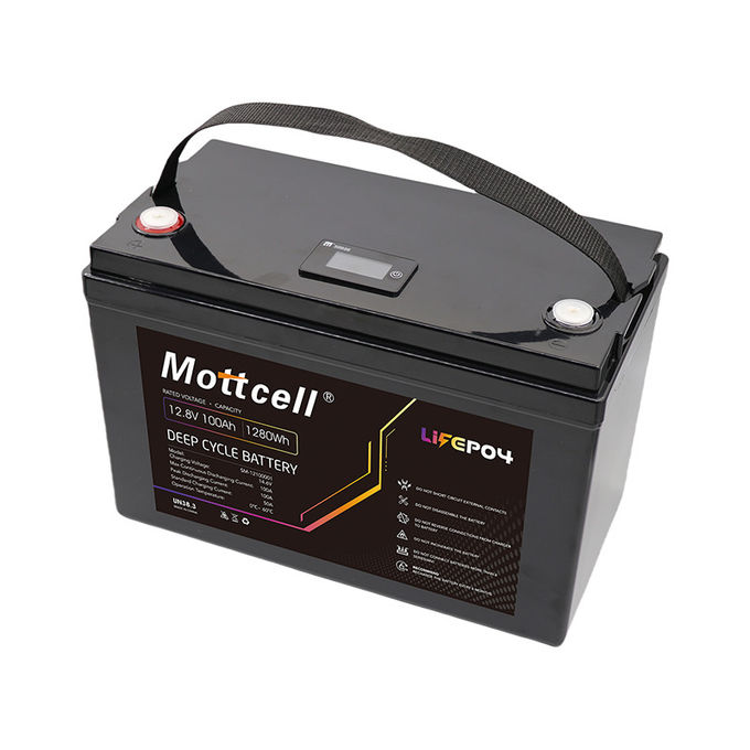 12V LIFEPO4 batteria pacchetto piombo al litio batteria per lo stoccaggio dell'energia nei sistemi di nuova energia solare 24V 100AH RV golf cart 0